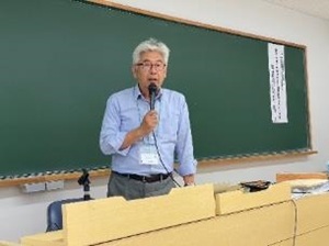全国小中学校環境教育研究会 棚橋顧問の発表